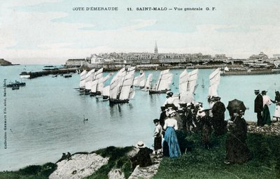 Veduta generale di Saint Malo, Bretagna, Francia da Unbekannt