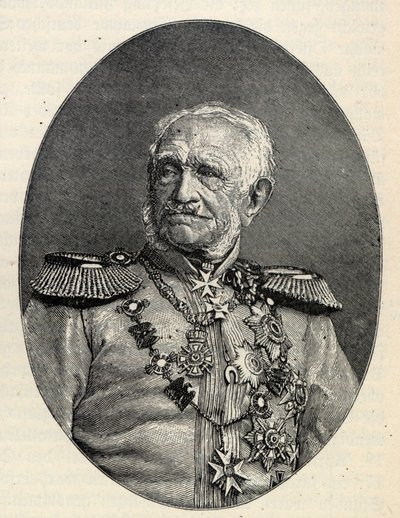 Generalfeldmarschall Friedrich Graf von Wrangel 1784-1877 da Unbekannt