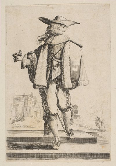 Gentiluomo con guanto, 1629 da Unbekannt