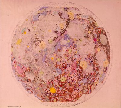 Mappa geologica della luna, 1967 da Unbekannt