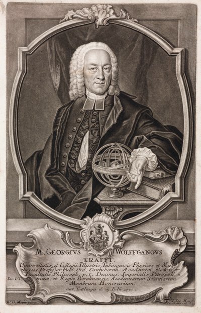 Georg Wolfgang Krafft, matematico tedesco da Unbekannt