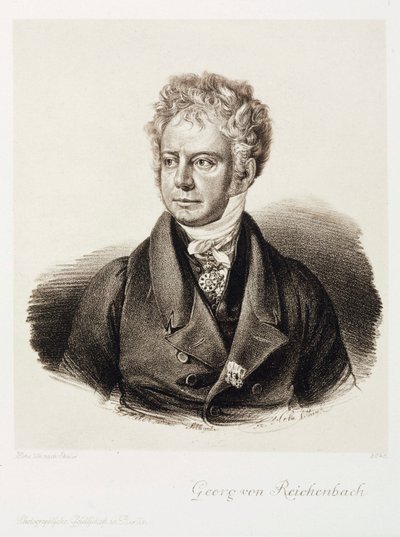 Georg von Reichenbach, ingegnere e costruttore di strumenti tedesco, c. 1820 da Unbekannt