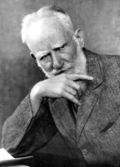 George Bernard Shaw 1856-1950, autore irlandese, inizio XX secolo da Unbekannt