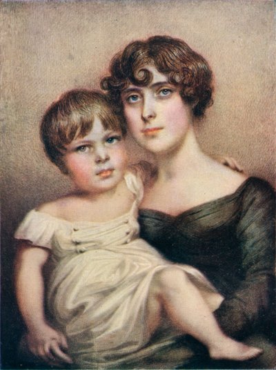 George Dacres Patterson e sua madre, Eleanor Dacres Patterson da Unbekannt