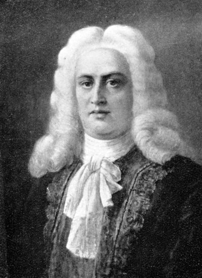 George Frideric Handel, 1685-1759, compositore barocco tedesco, 1909 da Unbekannt