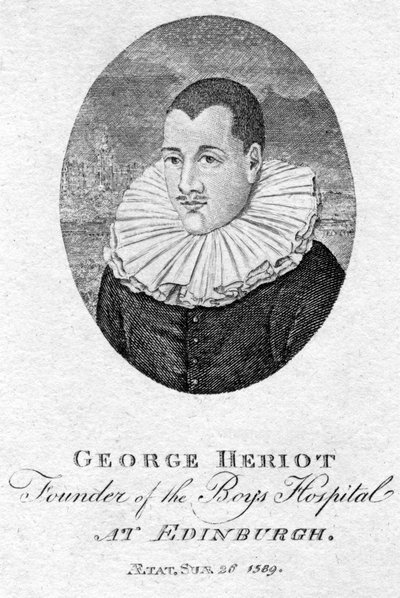 George Heriot 1563-1624, orafo e filantropo scozzese, 1791 da Unbekannt