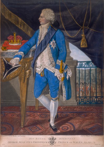 Giorgio IV come Principe di Galles, 1795 da Unbekannt