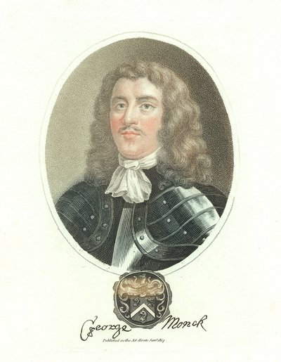 George Monck, 1° Duca di Albermarle, soldato inglese del XVII secolo, 1817 da Unbekannt