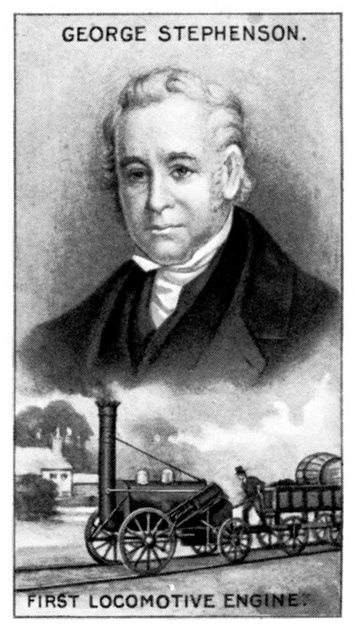 George Stephenson, ingegnere meccanico inglese, c1924 da Unbekannt