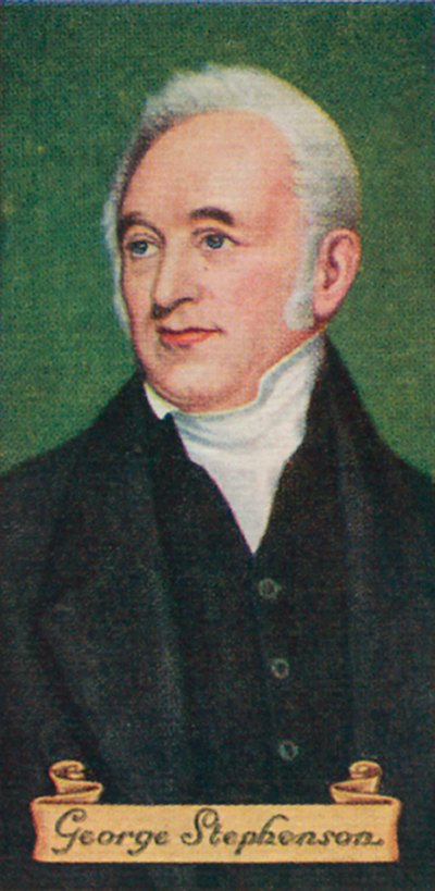 George Stephenson, da una serie di carte da sigarette, 1935 da Unbekannt