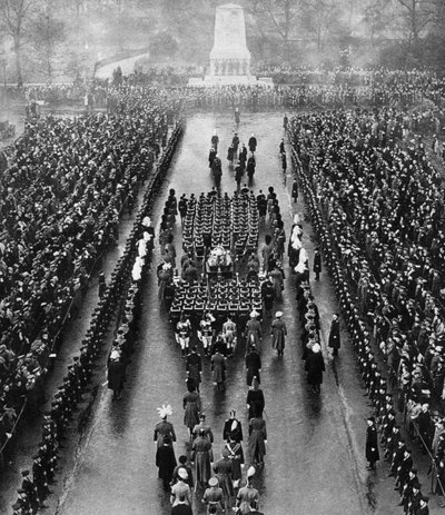 Corteo funebre di Giorgio V alla Horse Guards Parade, Londra, 28 gennaio 1936 da Unbekannt