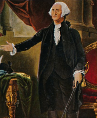 George Washington 1732-1799. - Incisione dal dipinto di G. C. Stuart, 1934 da Unbekannt