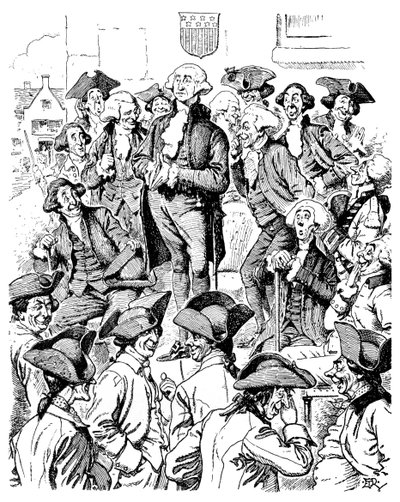 George Washington che cerca di dire una bugia, 1901 da Unbekannt