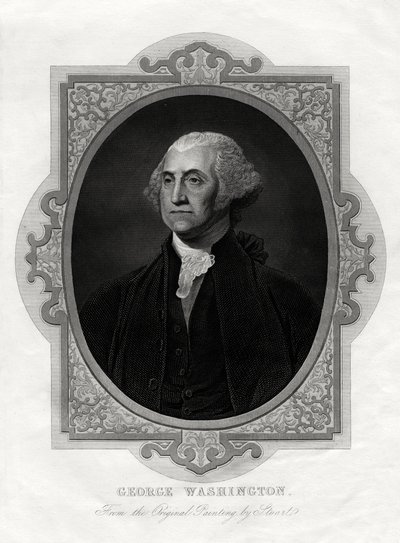 George Washington, primo presidente degli Stati Uniti, 1877 da Unbekannt