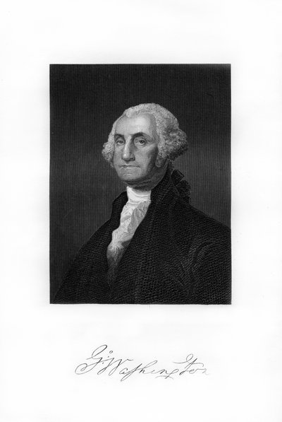 George Washington, il primo presidente degli Stati Uniti, 1872 da Unbekannt