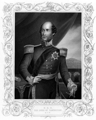George William Frederick Charles, 2° Duca di Cambridge, soldato britannico, c1856 da Unbekannt