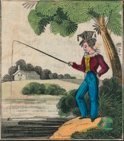 George che pesca, fine XVIII-inizio XIX secolo da Unbekannt