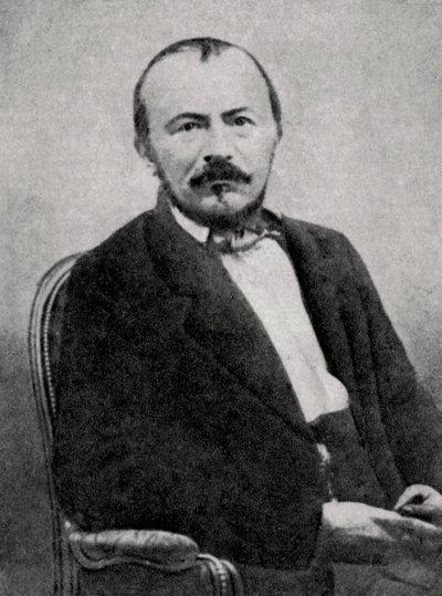 Gerard de Nerval, poeta francese, 1855 da Unbekannt