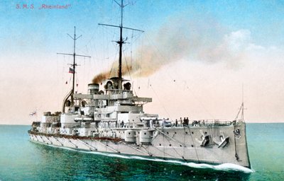 Nave da battaglia tedesca Rheinland da Unbekannt