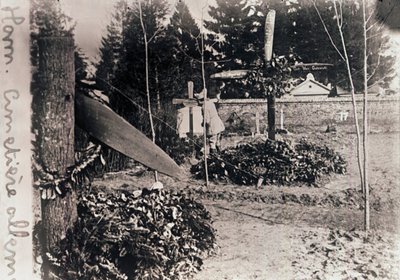 Cimitero tedesco, c1914-c1918 da Unbekannt