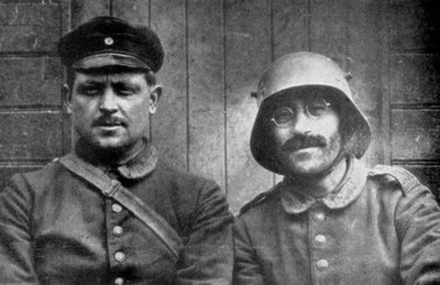 Prigionieri tedeschi catturati dalle forze canadesi, Vimy, Francia, Prima Guerra Mondiale da Unbekannt