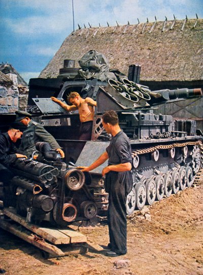 Soldati tedeschi nella Francia occupata, 1943 da Unbekannt