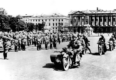 Truppe tedesche in Place de l
