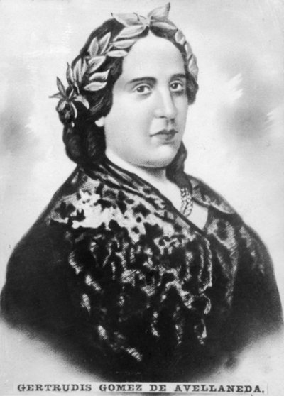 Gertrudis Gomez de Avellaneda, scrittrice e attivista politica cubana nata in Spagna, c1910 da Unbekannt