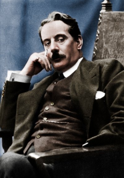 Giacomo Puccini 1858-1924, compositore italiano, 1910 da Unbekannt