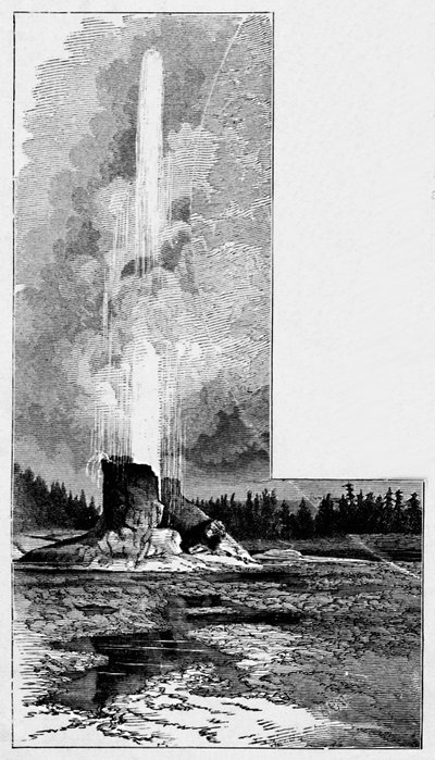 Geyser gigante, 1883 da Unbekannt