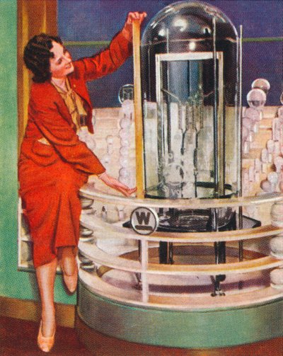 Lampada elettrica gigante, 1938 da Unbekannt