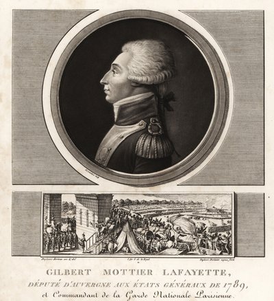 Gilbert Mottier Lafayette, deputato di Augergne agli Stati Generali da Unbekannt