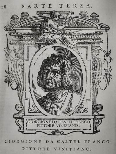 Giorgione. Da: Giorgio Vasari, Le vite dei più eccellenti pittori, scultori e architetti italiani, 1568 da Unbekannt