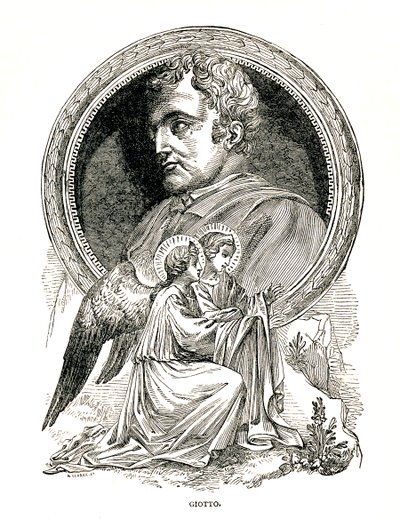 Giotto di Bondone, pittore e architetto italiano, 1893 da Unbekannt