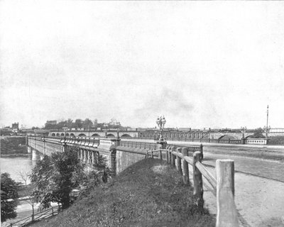 Ponte di Girard Avenue, Philadelphia, USA, c1900 da Unbekannt