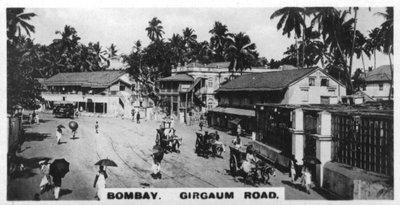 Girgaum Road, Bombay, India, c1925 da Unbekannt