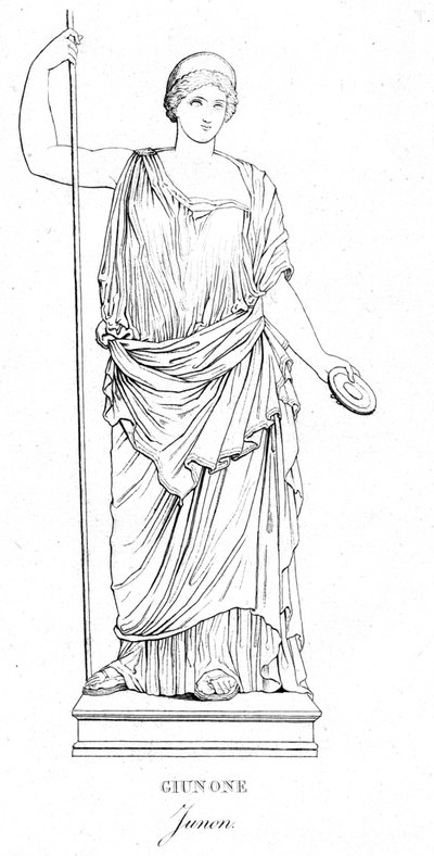 Giunone, c1850 da Unbekannt
