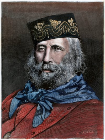 Giuseppe Garibaldi, patriota italiano, 1882 da Unbekannt