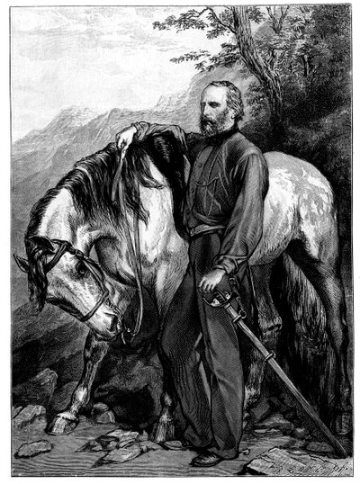 Giuseppe Garibaldi, patriota e soldato italiano del Risorgimento, 1900 da Unbekannt