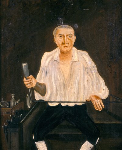 Soffiatore di vetro, 1820s da Unbekannt
