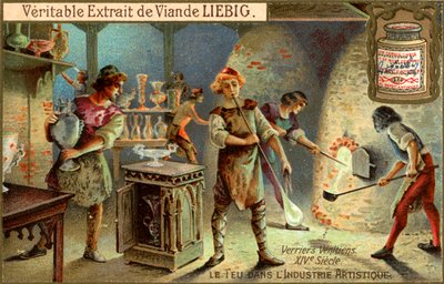 Vetreria nel XIV secolo, c1900 da Unbekannt