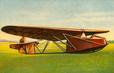 Aliante con fusoliera a traliccio in acciaio tubolare, 1932 da Unbekannt
