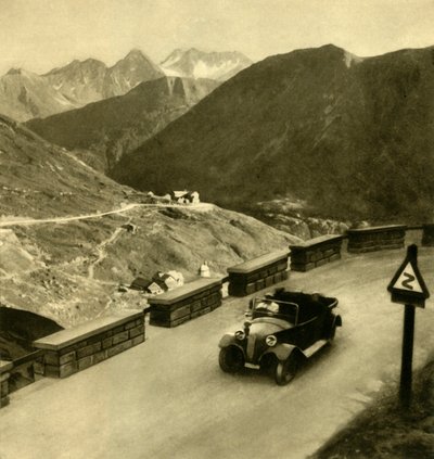 Glocknerhaus sulla strada alpina del Grossglockner, Austria da Unbekannt