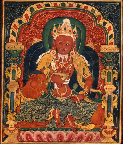 Dio del fuoco, Agni, del Mandala del Buddha della Medicina da Unbekannt