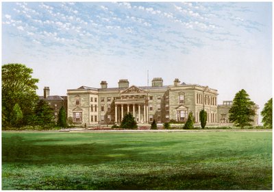 Gopsal Hall, Leicestershire, casa di Lord Howe, c1880 da Unbekannt