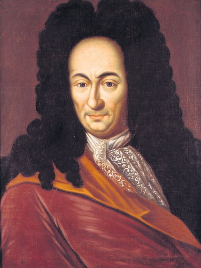 Gottfried Wilhelm Leibniz 1646-1716, c. 1710 da Unbekannt