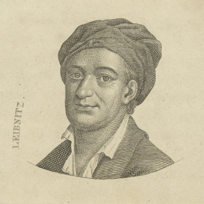 Gottfried Wilhelm Leibniz 1646-1716, c. 1790 da Unbekannt
