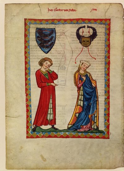 Gottfried von Neifen Dal Codex Manesse, tra il 1305 e il 1340 da Unbekannt
