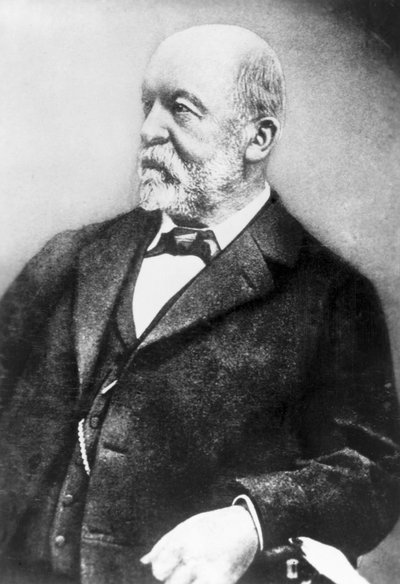 Gottlieb Daimler, ingegnere meccanico tedesco, fine XIX secolo da Unbekannt