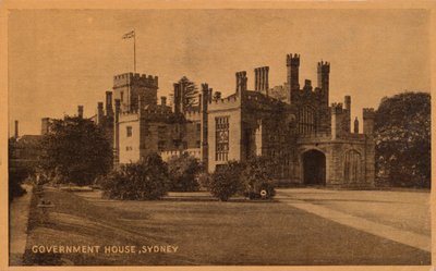 Government House, Sydney, c. 1900 da Unbekannt